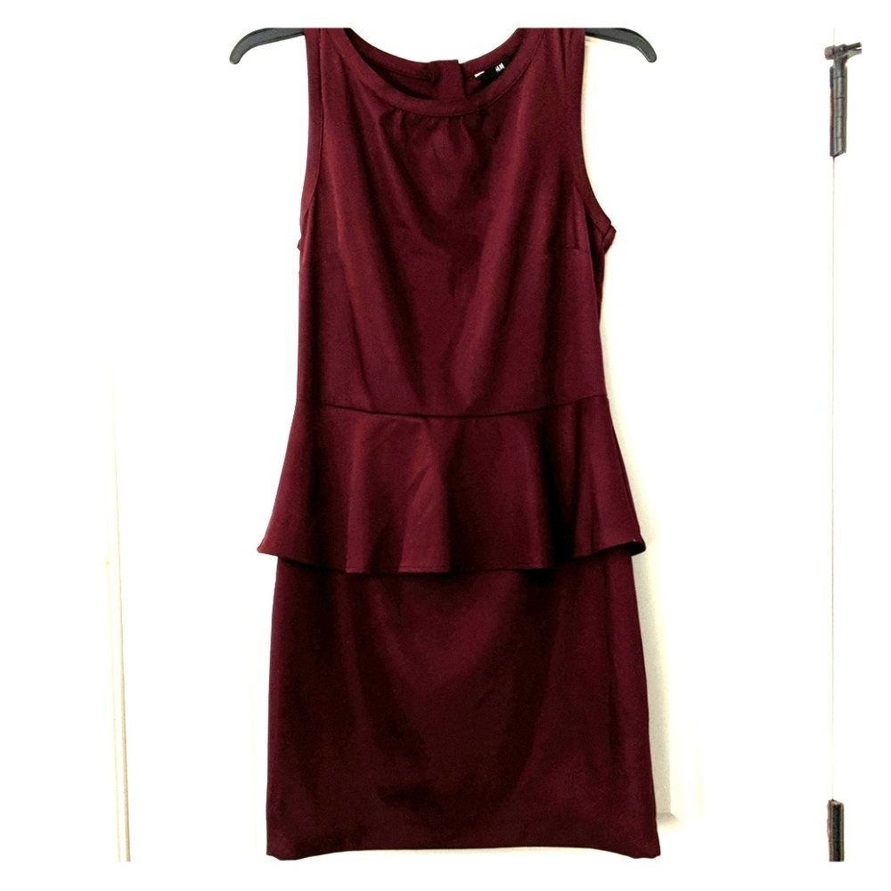 H & M Peplum Dress size 8